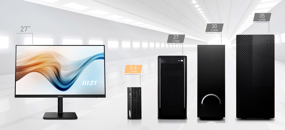 MSI Desktop Computer PRO DP20ZA 5M-223US AMD Ryzen 7 5700G 16GB